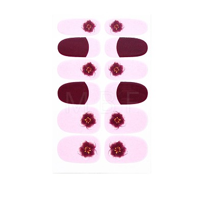 Flower Series Full Cover Nail Decal Stickers MRMJ-T109-WSZ472-1