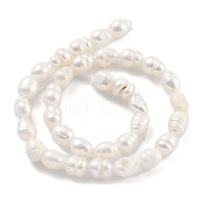 Natural Cultured Freshwater Pearl Beads Strands PEAR-P062-03A-1