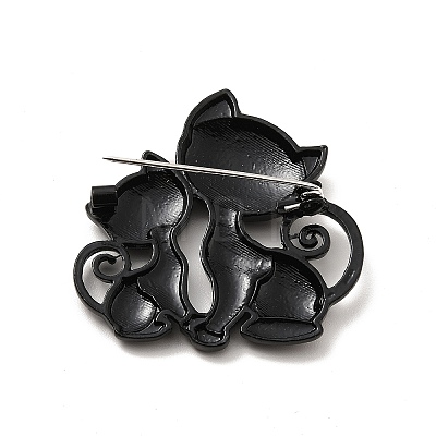 Alloy Enamel Brooches JEWB-P013-08EB-1