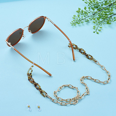 Aluminum Paperclip Chain Eyeglasses Chains X-AJEW-EH00030-1