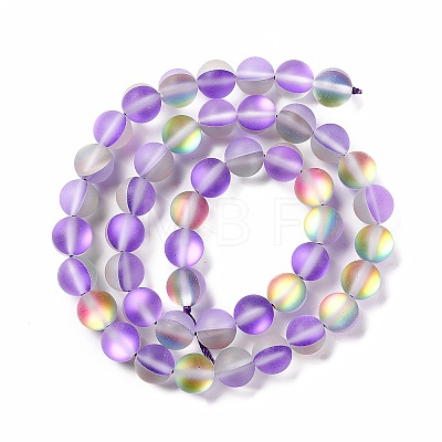 Synthetic Moonstone Beads Strands G-E573-01B-21-1