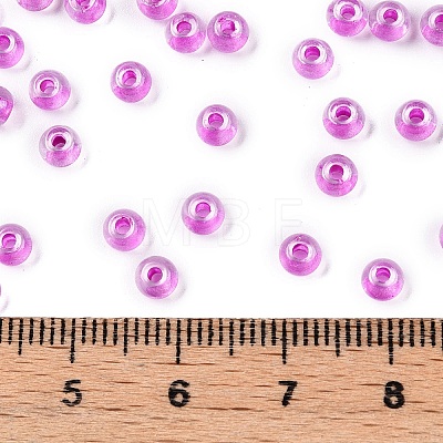 6/0 Transparent Inside Colours Glass Seed Round Beads X1-SEED-N006-004K-1