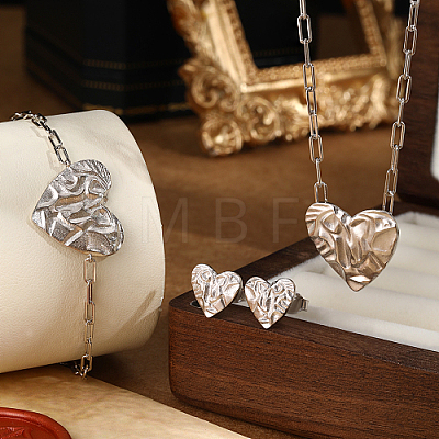 Stainless Steel Jewelry Sets for Women UH9338-4-1