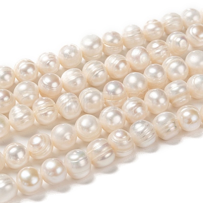 Natural Cultured Freshwater Pearl Beads Strands PEAR-L001-G-14-1