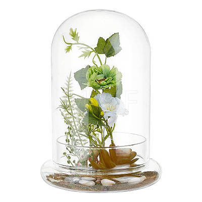 Glass Dome Cover DJEW-WH0099-06C-1