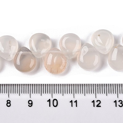 Natural White Agate Beads Strands G-T138-122-1