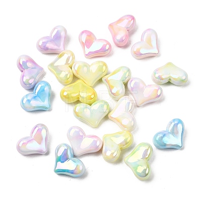 UV Plating Opaque Acrylic Beads OACR-Z040-01A-1