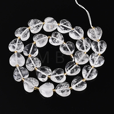 Natural Quartz Crystal Beads Strands G-P592-B19-01-1