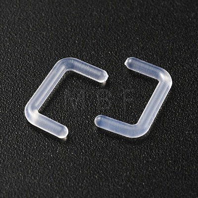Acrylic L-Shaped Nose Ring AJEW-YW0001-06K-1