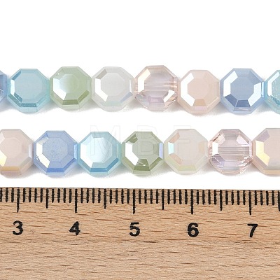 Electroplate Glass Beads Strands EGLA-G039-05A-01-1