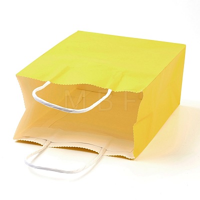 Pure Color Kraft Paper Bags AJEW-G020-A-13-1