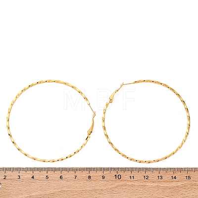 304 Stainless Steel Hoop Earrings EJEW-S250-01A-G-1