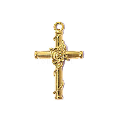 304 Stainless Steel Pendants STAS-OY015-42G-1