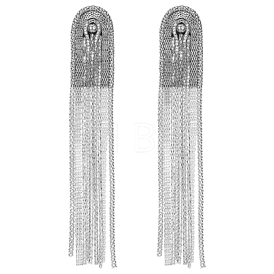 2Pcs Fashionable Alloy Tassel Epaulettes FIND-FH0005-41P-1