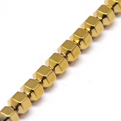 Electroplate Non-magnetic Synthetic Hematite Beads Strands G-I095-01-1