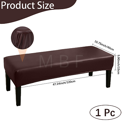 1Pc PU Leather Rectangle Stool Cover AJEW-CL0005-28-1