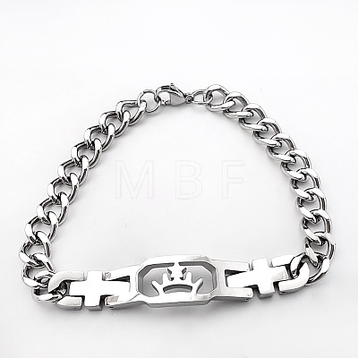 Unisex 304 Stainless Steel Bracelets WG31BE3-02-1