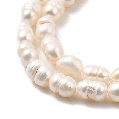 Natural Cultured Freshwater Pearl Beads Strands PEAR-I007-01M-01B-1