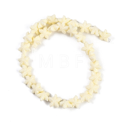 Synthetic Coral Dyed Carved Beads Strands CORA-K009-06A-02-1