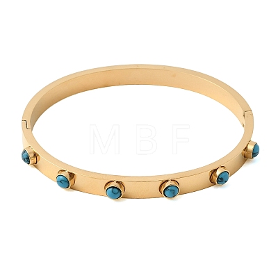 304 Stainless Steel Hinged Bangles BJEW-D408-23G-1