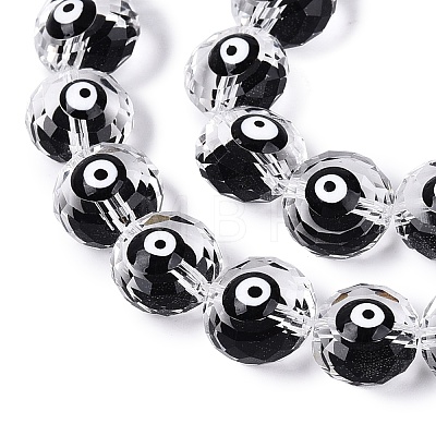 Glass Enamel Beads Strands GLAA-Q112-01A-01-1
