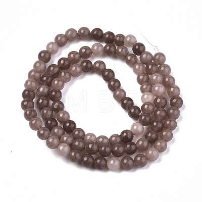 Natural White Jade Beads Strands G-S359-242A-1