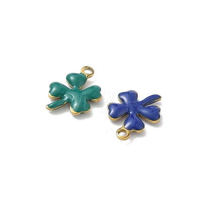 201 Stainless Steel Enamel Charms STAS-C138-01G-1