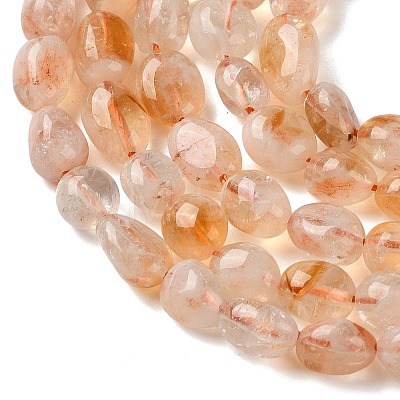 Heated Natural Citrine Beads Strands G-C268-A06-8x10mm-1