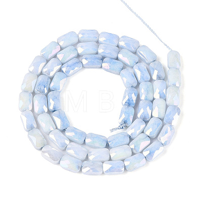 Anti-Tarnish Electroplate Glass Beads Strands X-GLAA-T025-29A-1