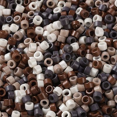 Baking Paint Glass Seed Beads SEED-S042-05A-16-1
