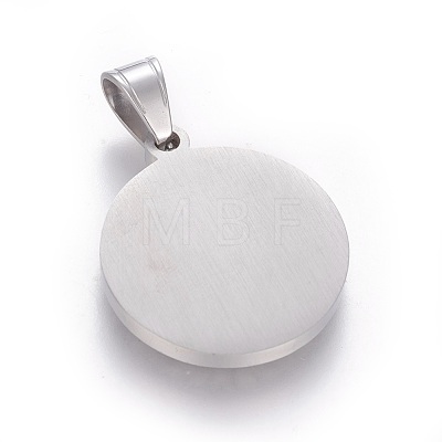 304 Stainless Steel Enamel Pendants STAS-E439-90R-P-1