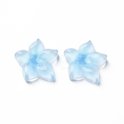 Transparent Epoxy Resin Cabochons LS-CRES-S365-23B-1