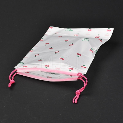 Plastic Frosted Drawstring Bags ABAG-M003-01A-03-1