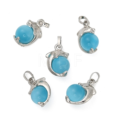 Cat Eye Ball Pendants CE-NH0001-01P-02-1