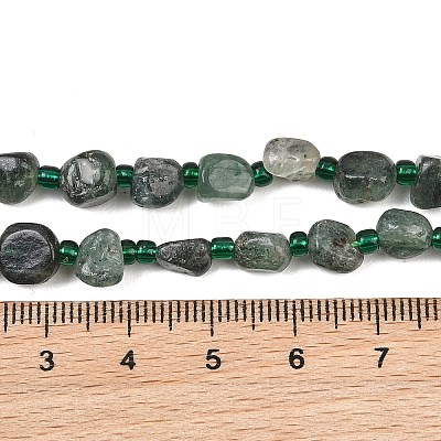 Natural Green Quartz Beads Strands GG-CBA3A44-C10-01-1