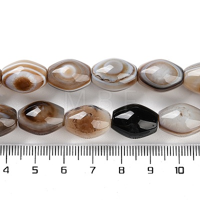 Natural Eye Agate Beads Strands G-NH0019-D03-02-1