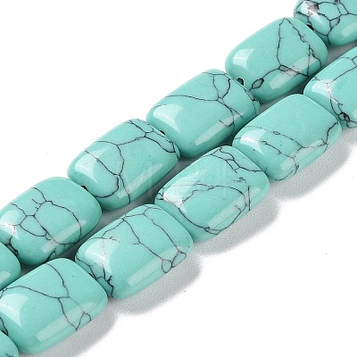 Synthetic Turquoise Beads Strands G-K357-D17-01-1