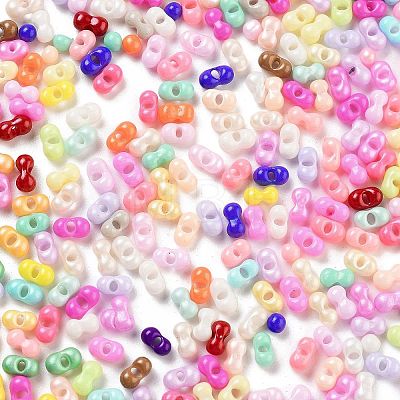 Baking Paint Glass Seed Beads SEED-A033-04N-1