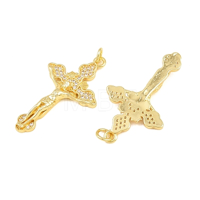 Easter Brass Micro Pave Clear Cubic Zirconia Pendants CU-CBA48B8-01G-A-1