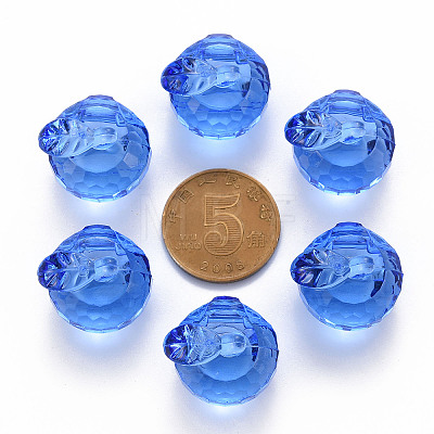 Transparent Acrylic Pendants LS-TACR-T024-05B-940-1