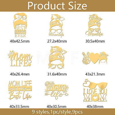 Nickel Decoration Stickers DIY-WH0450-146-1