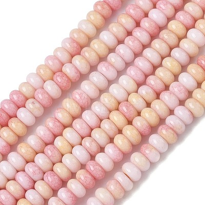 Ombre Effect Dyed Glass Beads Strands GLAA-C043-01F-1