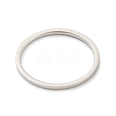 304 Stainless Steel Simple Plain Band Finger Ring for Women Men RJEW-F152-05P-G-1