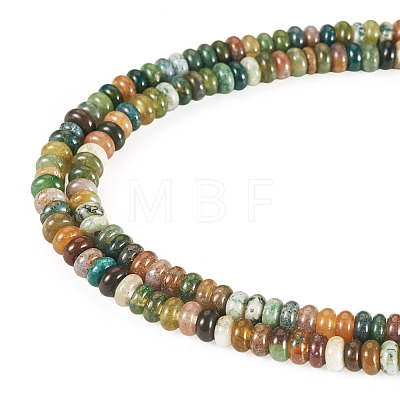 1 Strand Natural Indian Agate Beads Strands G-TA0002-55-1