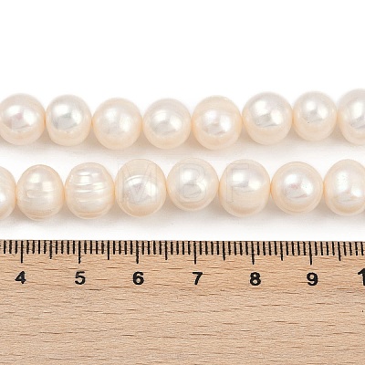 Natural Cultured Freshwater Pearl Beads Strands PEAR-I007-07Z-10C-1