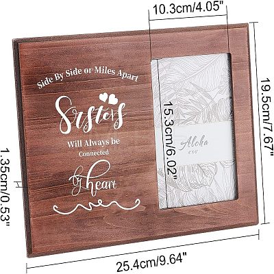 Olycraft MDF Photo Frames DJEW-OC0001-05I-1