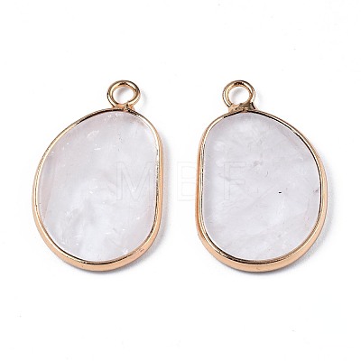 Natural Quartz Crystal Pendants G-S359-317E-1