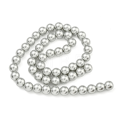 Glass Pearl Beads Strands HY-G002-01D-04-1