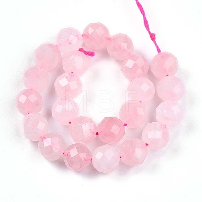 Natural Rose Quartz Beads Strands G-S345-8mm-34-1