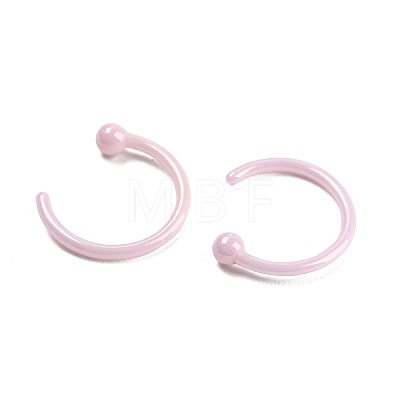 Hypoallergenic Bioceramics Zirconia Ceramic Hoop Nose Rings AJEW-Z014-01-1
